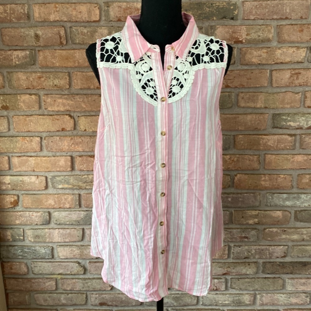 Kori America Sleeveless Blouse Medium NWOT